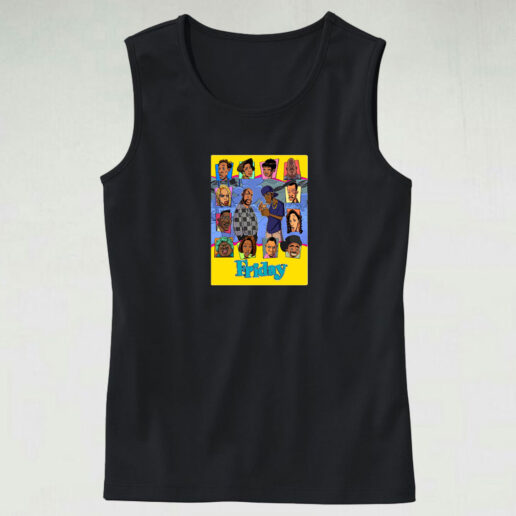 Friday Movie Funny Spoof Comedy Cartoon Tank Top Design