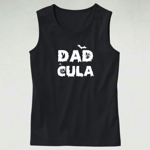 Funny Dadcula Halloween Tank Top Design