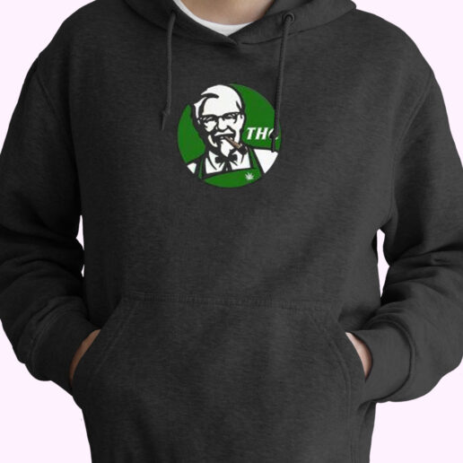 Funny Kfc Thc Smoking Weed Hoodie Design