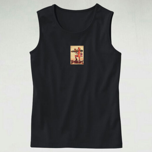 Funny Tank Girl Bazooka Sexy Punk Tank Top Design