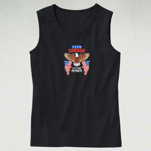 Funny Team Conrad American Eagle Tank Top Design