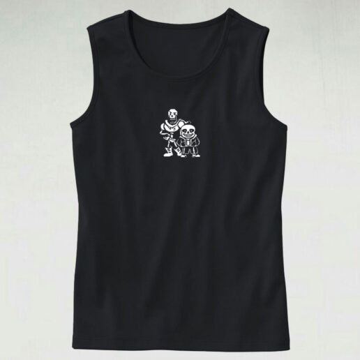 Funny Undertale Sans Papyrus Tank Top Design