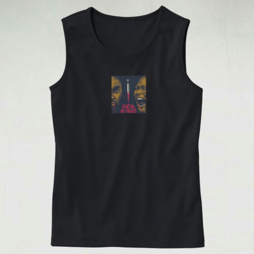 Ganja And Hess 1973 Blaxploitation Horror Film Tank Top Design