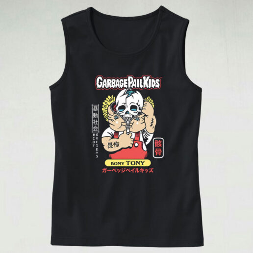 Garbage Pail Kids Bony Tony Cool Skull Tank Top Design