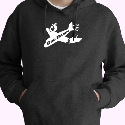 God Damn Airplane Accident Hoodie Design