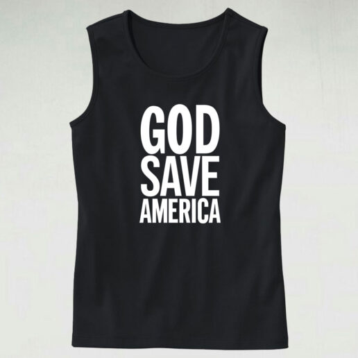 God Save America Tank Top Design