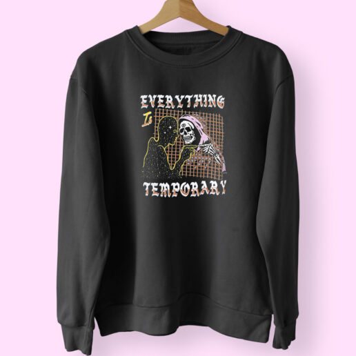 Graphic Boss Dog Everything Black Wash Sweatshirt Design