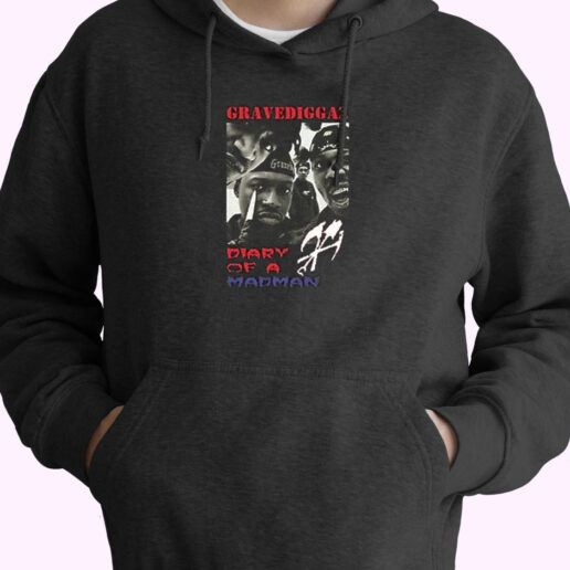 Gravediggaz Diary Of A Madman Hip Hop Rapper Group Hoodie Design