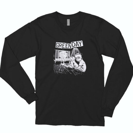 Green Day Tv Wasteland Graphic Long Sleeve Shirt Classic Style