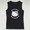 Hello Kanye Be Fearless Kitty Cat Tank Top Design