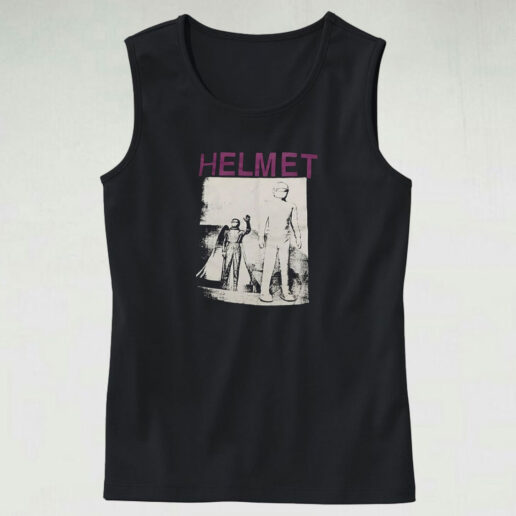 Helmet Band Concert Tour Amrep Vintage Tank Top Design