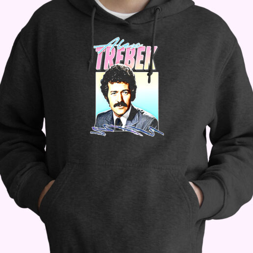 Hoodie Alex Trebek Aesthetic Retro 90s Style