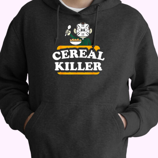 Hoodie Cereal Killer Food 90s Style