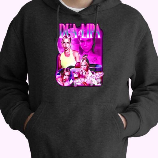 Hoodie Dua Lipa Crazy Vintage Old School 90s Style