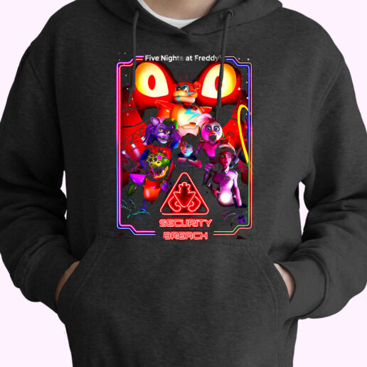 Hoodie Five Nights At Freddy’s Security Breach 90s Style