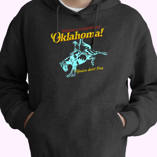 Hoodie Oklahoma You're Doin' Fine 90s Style