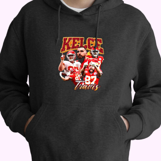 Hoodie Travis Kelce Collage 90s Style