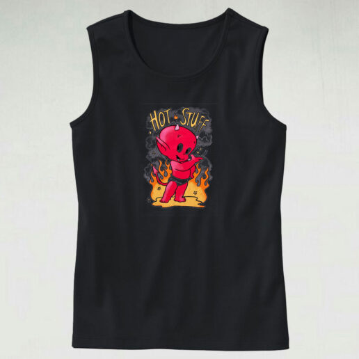 Hot Stuff The Little Devil Flames Tank Top Design