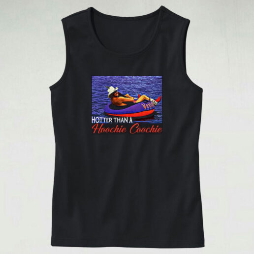 Hotter Than A Hoochie Coochie Alan Jackson Summer Tank Top Design