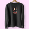 Huf X Kill Bill Gogo Yubari Black Sweatshirt Design