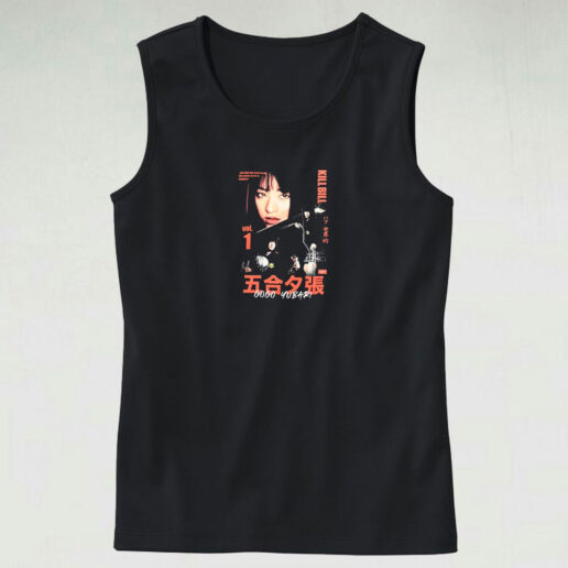 Huf X Kill Bill Gogo Yubari Black Tank Top Design