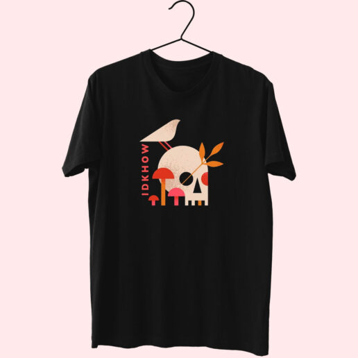 I Don't Know How But They Found Me Mushroom Skull Essentials T shirt