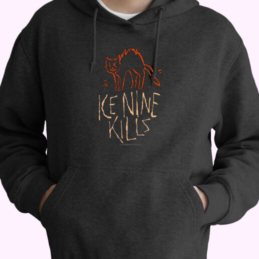 Ice Nine Kills Cat Graphic Hoodie Design