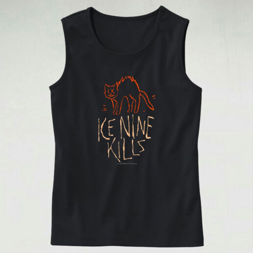 Ice Nine Kills Cat Graphic Tank Top Design