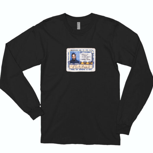 Identification Ol Dirty Bastard 36 Chambers Long Sleeve Shirt Classic Style