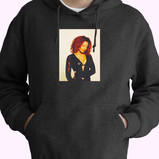 Janet Jackson Photoshoot Retro Hoodie Design