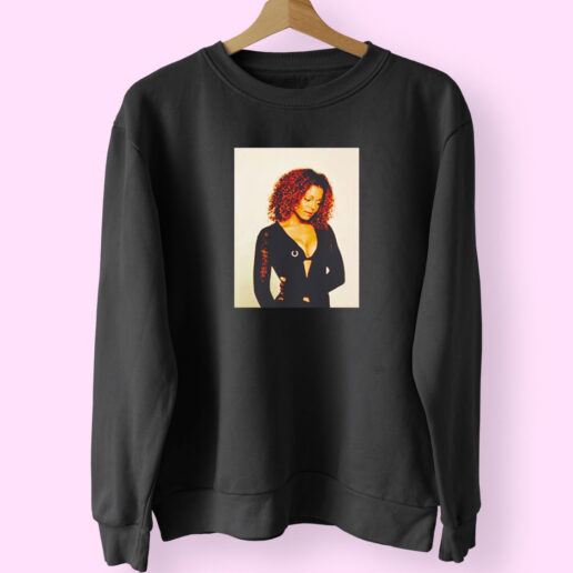 Janet Jackson Photoshoot Retro Sweatshirt Design