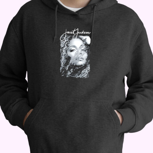 Janet Jackson Photoshoot Style Graphic Hoodie Design