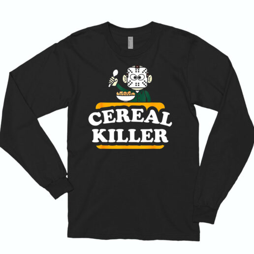 Long Sleeve T Shirt Cereal Killer Food 90s Style