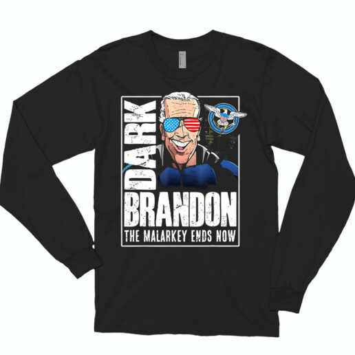 Long Sleeve T Shirt Dark Brandon Meme 90s Style