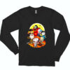 Long Sleeve T Shirt Funny Snoopy Halloween 90s Style