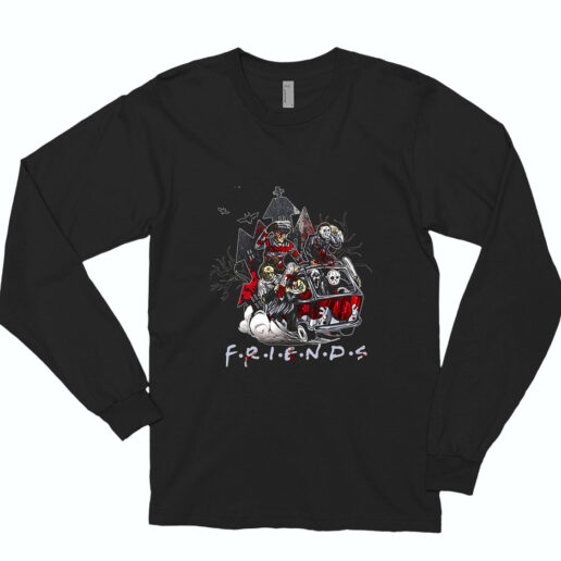Long Sleeve T Shirt Halloween Nightmare And Friends 90s Style