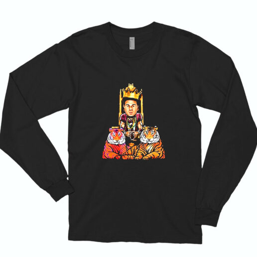 Long Sleeve T Shirt Jordan Travis The Tiger King 90s Style