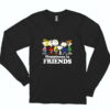 Long Sleeve T Shirt Peanuts Happiness Is Friends 90s Style