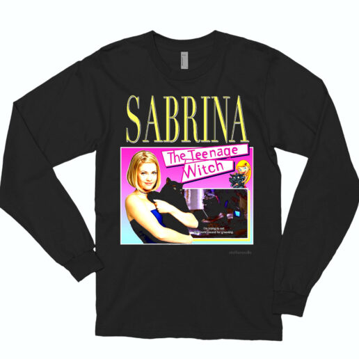 Long Sleeve T Shirt Sabrina The Teenage Witch 90s Style