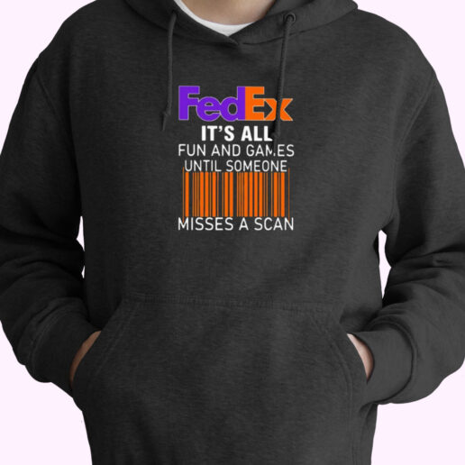 New Fedex Fun And Games Scan Hoodie Design