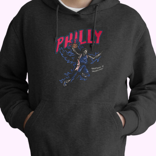 Nightmare In Philadelphia Graphic Bootleg Hoodie Design