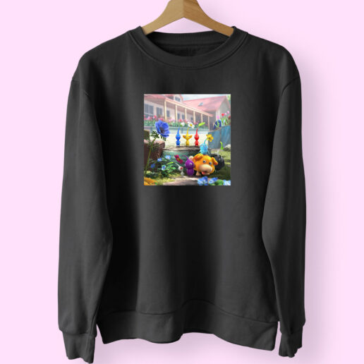 Nintendo Pikmin 4 Graphic Sweatshirt Design