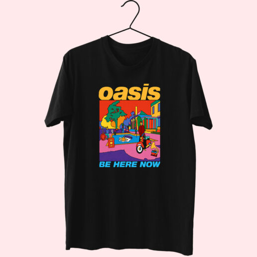 Oasis Organic Be Here Now Graphic Essentials T shirt