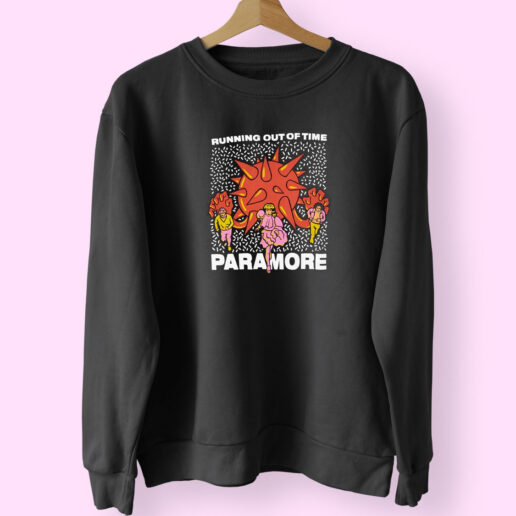 Paramore Running Out Of Time Sweatshirt Design