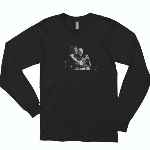 Patricia Marx And Daniel Ellsberg Long Sleeve Shirt Classic Style