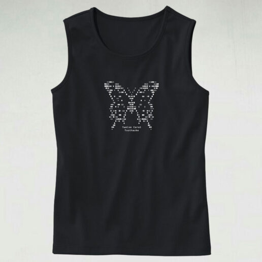 Post Malone Merch Butterfly Ascii Tank Top Design