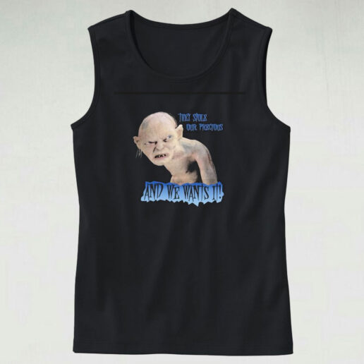 Post Malone Vintage The Lord Of The Rings Gollum Best Tank Top Design