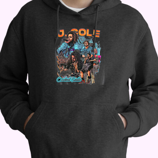 Rapper J Cole Crooked Smile Summer Hoodie Design