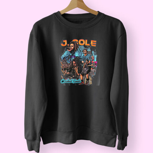 Rapper J Cole Crooked Smile Summer Sweatshirt Design