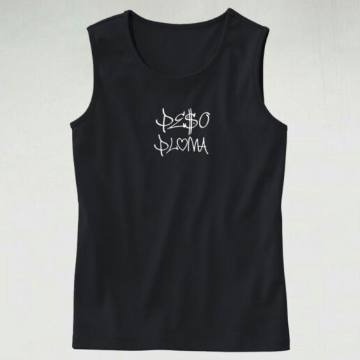 Rare Peso Pluma Tour Graphic Tank Top Design